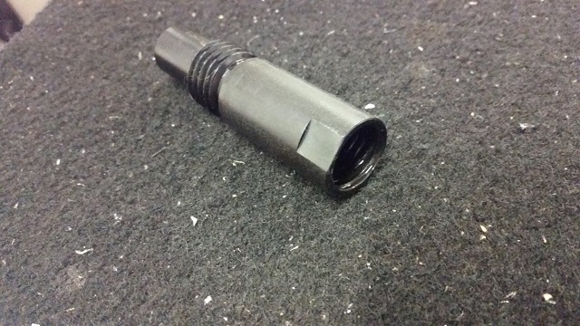 M10/11 9mm To M10 .45 Acp Adapter (3/4x10 To 7/8x9) on www.Gun.Rodeo