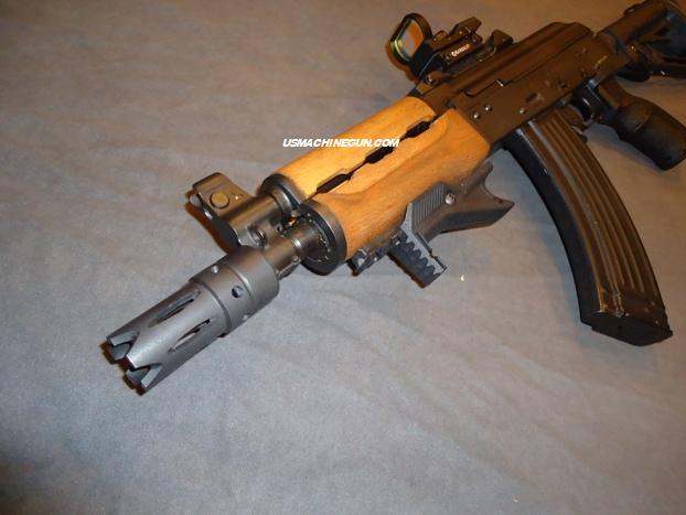 Spiked Muzzle Brake For Yugo M92 85 Pap W 26m X 1 5mm Lh Threads W Detent Notches On Www Gun Rodeo