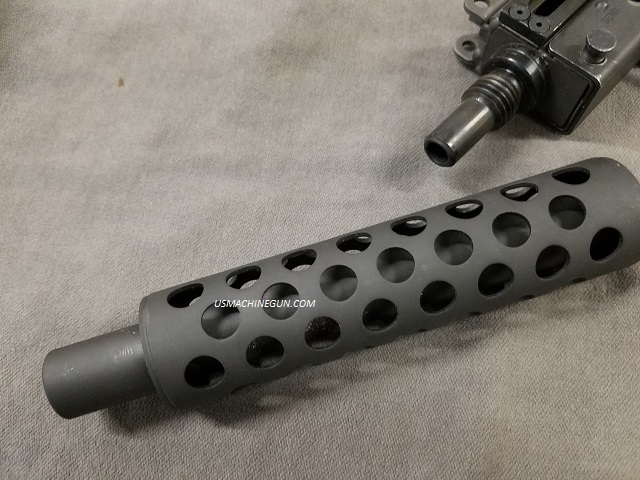 Steel Vented Barrel Extension For Cobray M-11 9mm. 