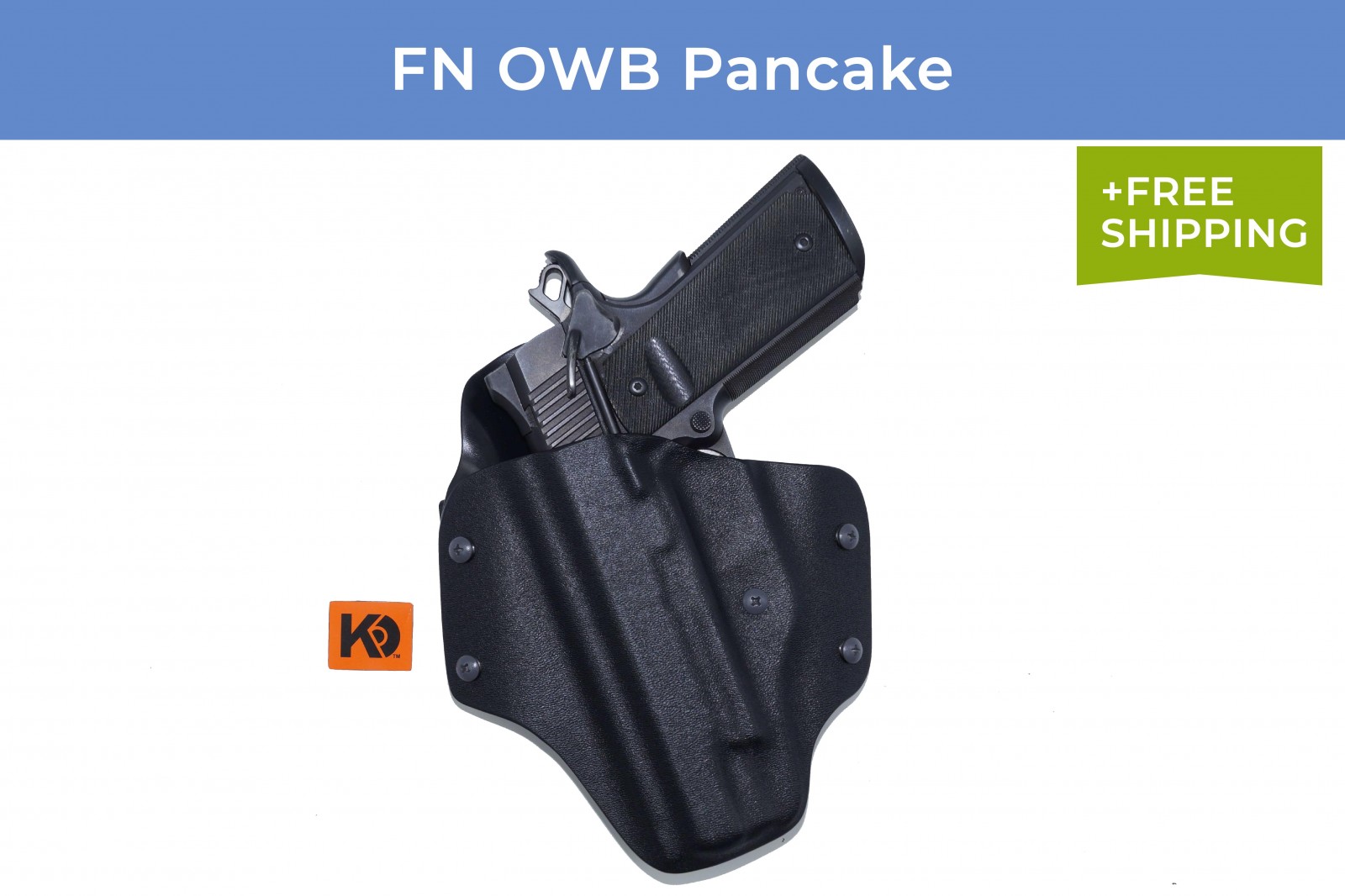 Brown Leather OWB Pancake Holster For Taurus PT 709 Slim - Right Hand Draw