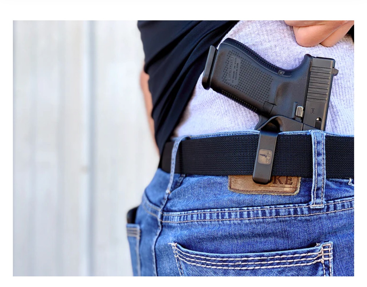 Bravo Concealment Torsion IWB Gun Holster (Glock 19,23,32-Right hand, Black)